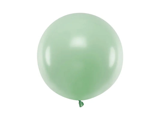 Balon rotund 60cm, culoare pastel fistic