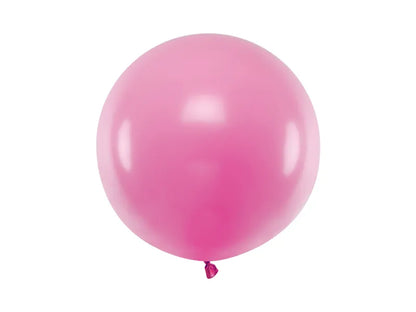 Balon rotund 60cm, fuchsia pastel