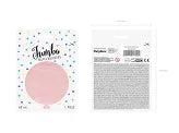 Balon rotund 60cm, roz pal pastel