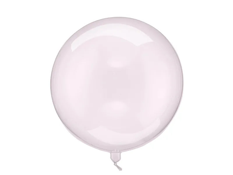 Balon sferă, 40 cm, roz transparent