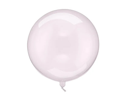 Balon sferă, 40 cm, roz transparent
