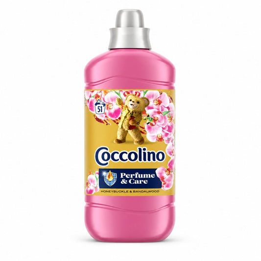 Balsam pentru Rufe, Coccolino, 1.275 L Homeysuckle Sandalwood 51 spalari