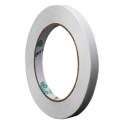 Banda Dubla Adeziva, Klevo, Banda Adeziva cu Burete, pentru Cadouri si Ambalaje, 2 m, Latime 0.8 cm, Alb