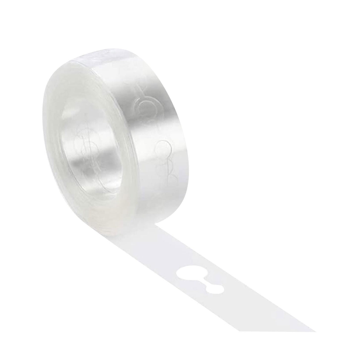 Banda Transparenta pentru Prinderea Baloanelor, Klevo, din PVC, 5 m, Gauri Duble, Transparent