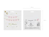 Banner pentru petrecere de baby shower, 290x16,5 cm, roz deschis