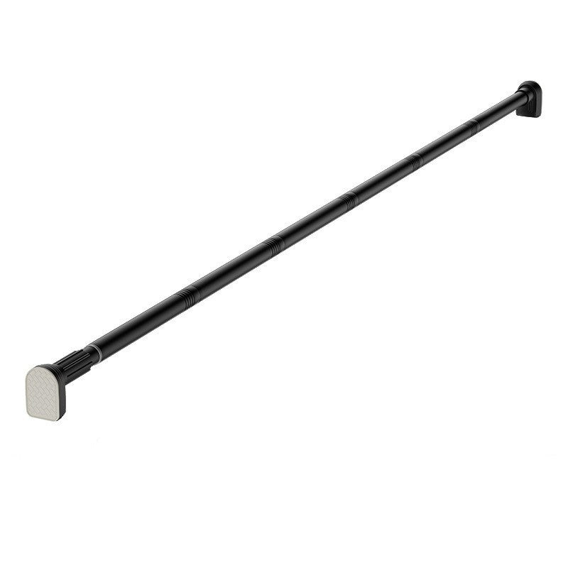 Bara Telescopica Multifunctionala, Klevo, din Otel Inoxidabil si ABS, Utilizare Universala, Extensie 185 - 205 cm, Fara Perforare Perete, Negru