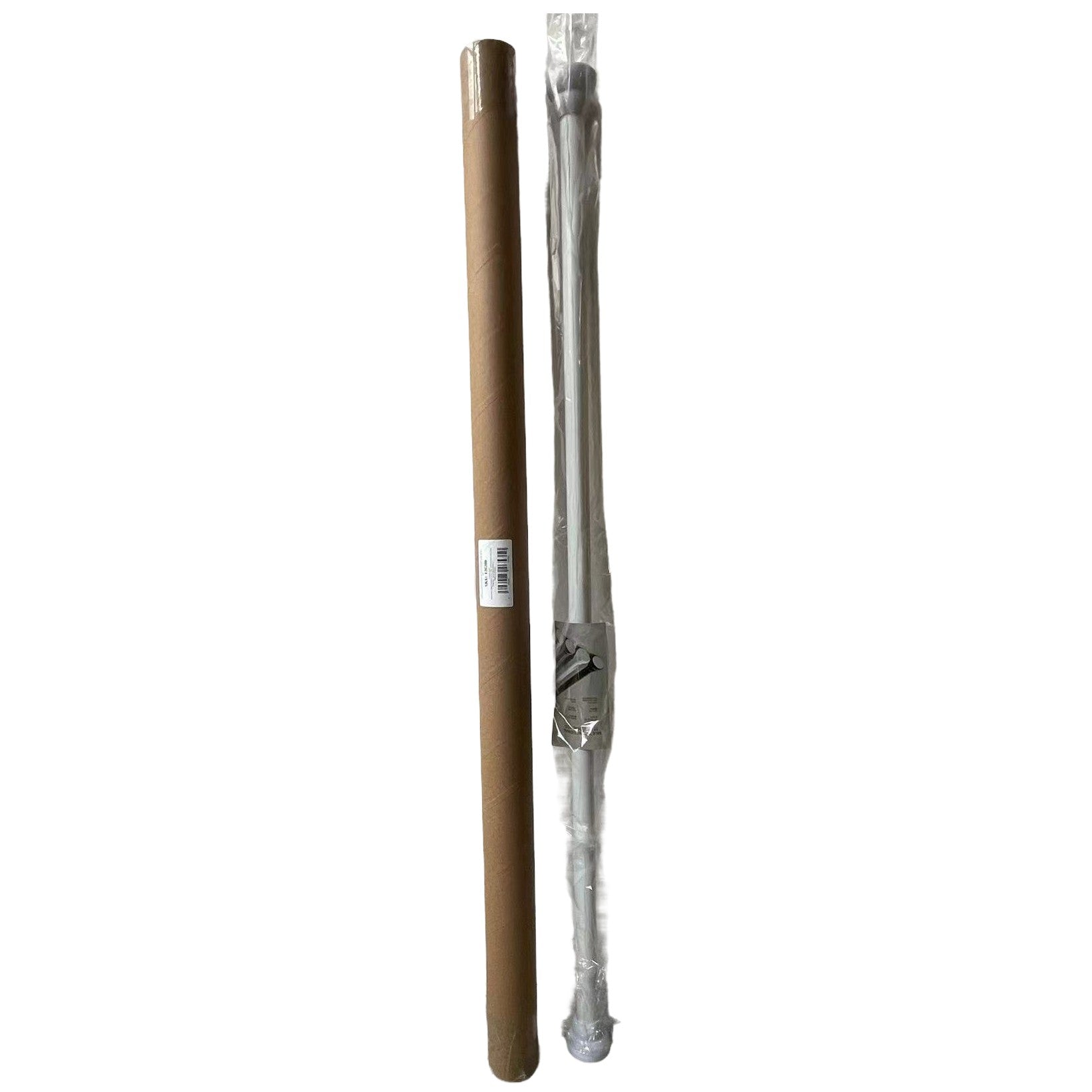 Bara Telescopica Multifunctionala, Klevo, din Otel Inoxidabil, Utilizare Universala, Retractabila 107 - 195 cm, Fara Perforare Perete, Alb