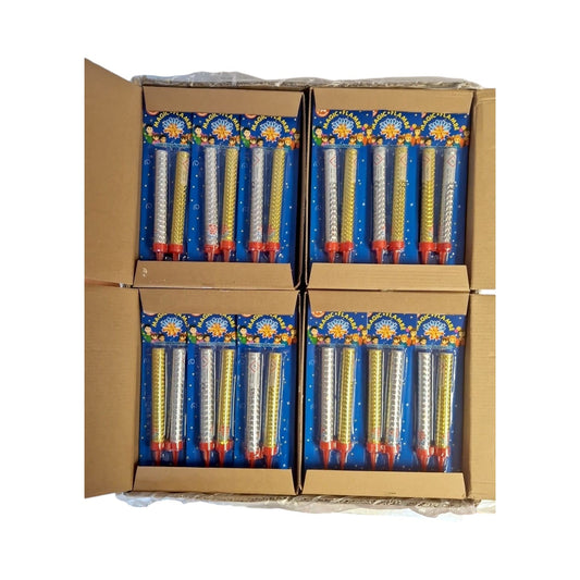 BAX Artificii pentru tort aurii 15 cm - 192 Seturi