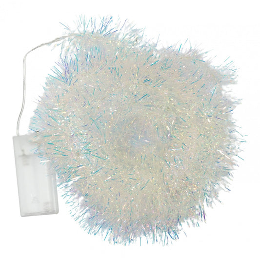 Beteala Craciun cu LED, Multicolora, simpla, 2 m x 5 cm, PVC, Sir, Artificiala, Klevo