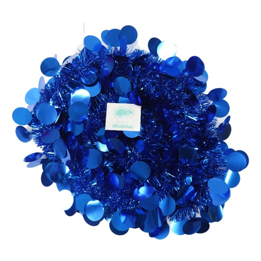 Beteala Craciun, Klevo, albastru, marimea: 2 m x 11 cm material:folie PVC, interior/exterior