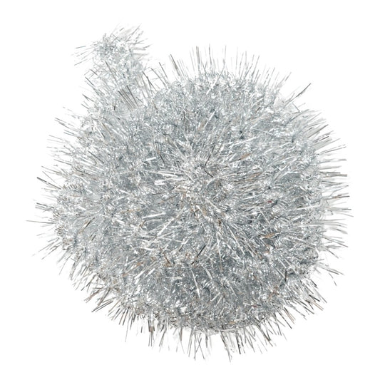 Beteala Craciun, Klevo, argintiu, marimea: 2 m x 8 cm material:folie PVC, interior/exterior