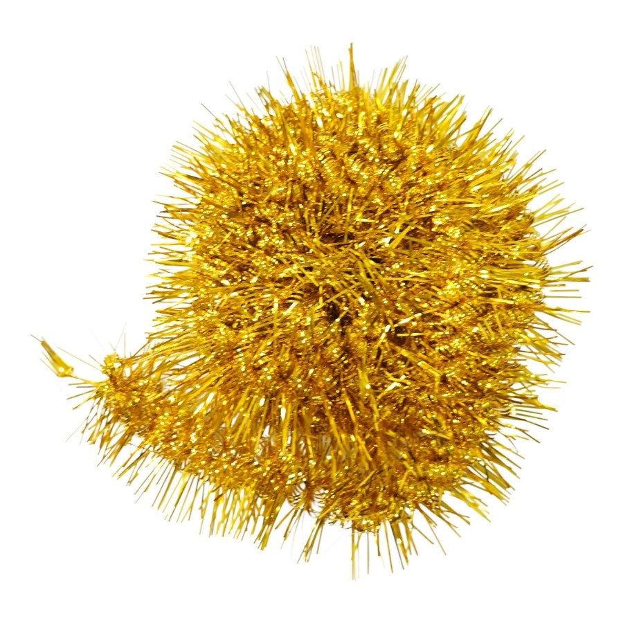 Beteala Craciun, Klevo, aur, marimea: 2 m x 8 cm material:folie PVC, interior/exterior