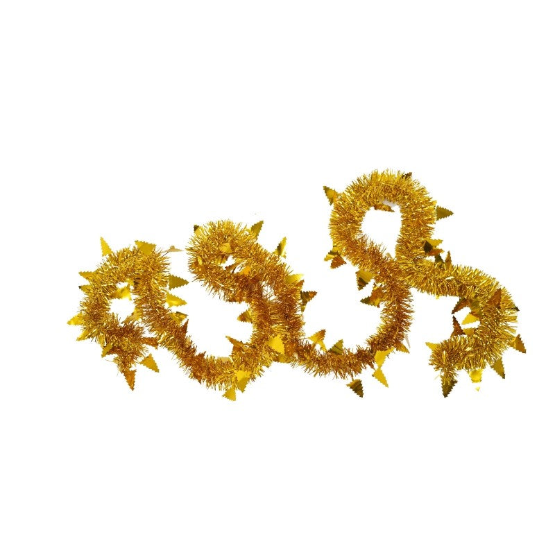 Beteala Craciun, Klevo, auriu, marimea: 2 m x 9 cm x 5 cm material:folie PVC, interior/exterior