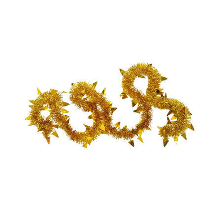 Beteala Craciun, Klevo, auriu, marimea: 2 m x 9 cm x 5 cm material:folie PVC, interior/exterior