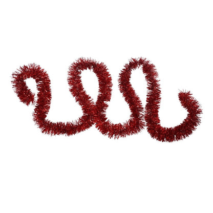 Beteala Craciun, Klevo, roșu, marimea: 2 m x 7 cm material:folie PVC, interior/exterior