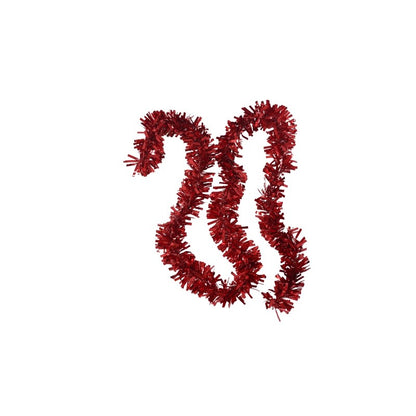 Beteala Craciun, Klevo, roșu, marimea: 2 m x 9 cm material:folie PVC, interior/exterior