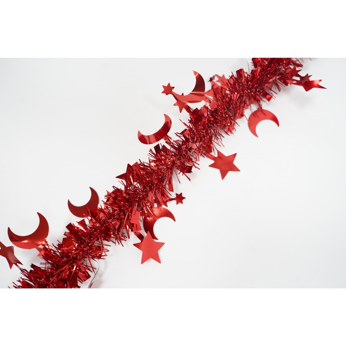 Beteala Craciun, Klevo, roșu, marimea: 2 m x 9 cm x 5 cm material:folie PVC, interior/exterior