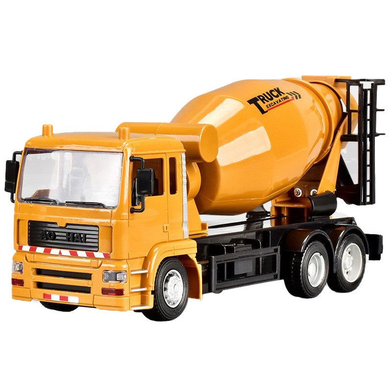 Camion Betoniera Jucarie pentru Copii, Klevo, Jucarie Camion Betoniera cu Telecomanda, Jucarie de Constructie, Acumulator cu Incarcare USB, 29 x 13 x 9 cm, Galben