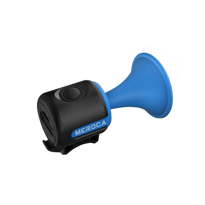 Claxon electric pentru bicicleta, Klevo, rezistent la apa, 120 dB, albastru