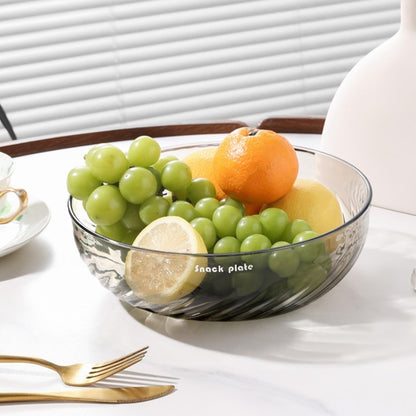 Bol cu un Singur Strat, Klevo, pentru Fructe, Legume, Snacks, 22.4x9 cm, Transparent