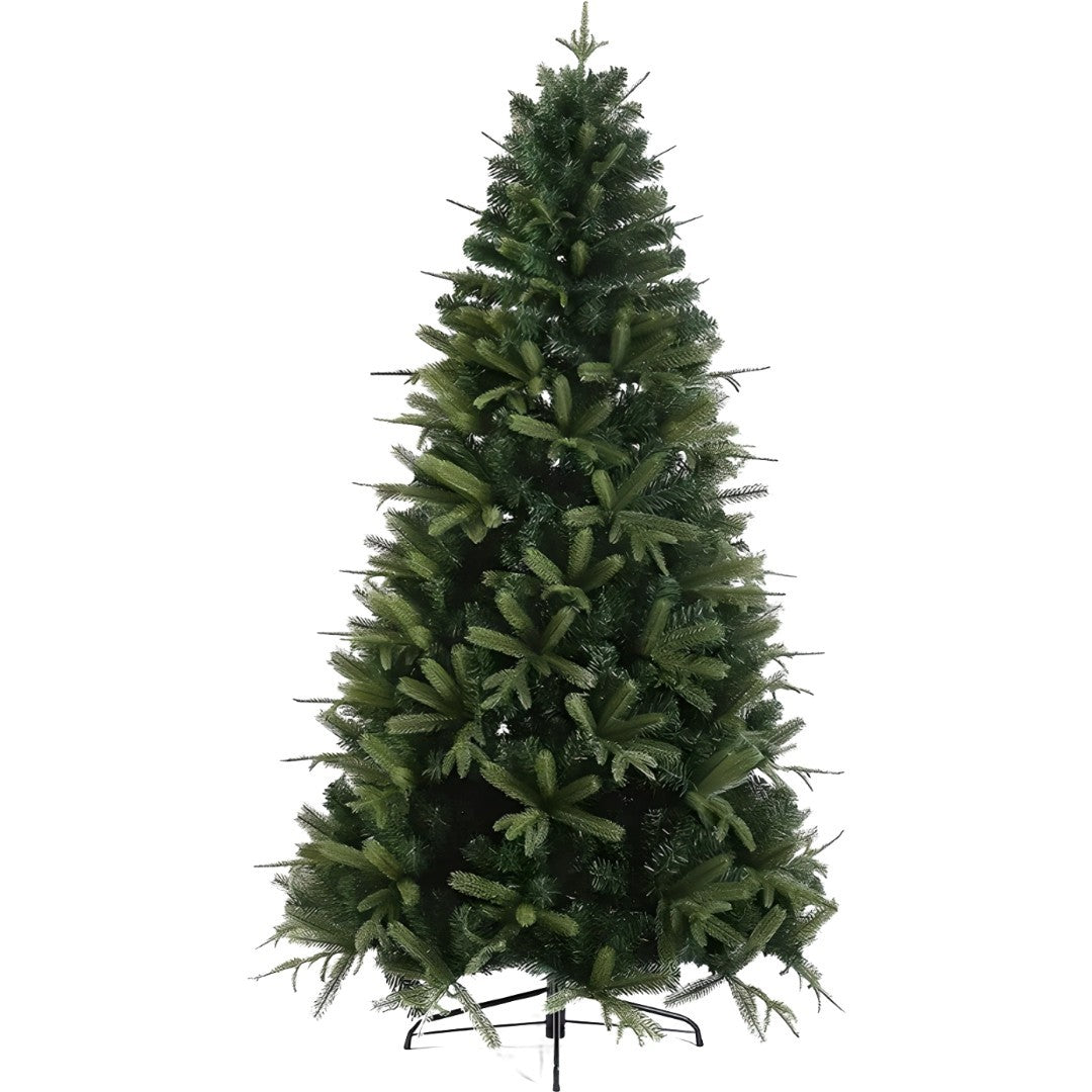 Brad Artificial de Craciun, Klevo, 1.8 m inaltime, Verde crud, Interior/ Exterior, 1038 ramuri