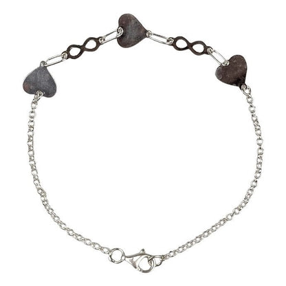Bratara Argint 925 Inima si Infinit, 2,23 g