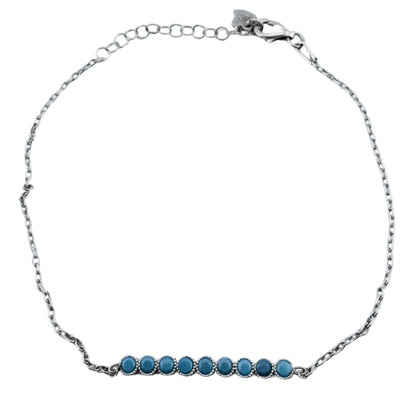 Bratara pentru Dame, Jolie Silver, Argint 925, Model Tenis cu 9 Pietre, Ajustabila, 2.12 gr, Argintiu