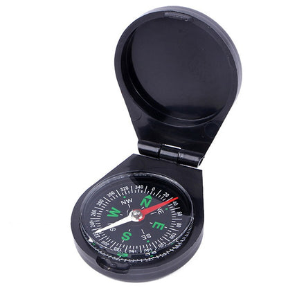 Busola de Buzunar cu Capac de Plastic, Klevo, Busola pentru Drumetii, Calatorie, Compacta, Usor de Transportat, 6 x 4.8 x 1.5 cm Negru