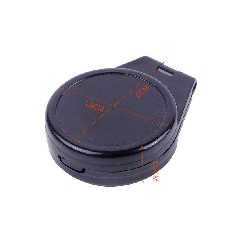 Busola de Buzunar cu Capac de Plastic, Klevo, Busola pentru Drumetii, Calatorie, Compacta, Usor de Transportat, 6 x 4.8 x 1.5 cm Negru