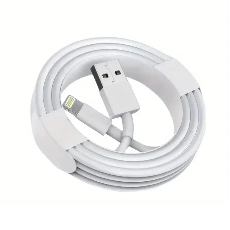Cablu de Date Fast Charging, Klevo, port USB-B Compatibil cu iPhone cu porturi de tip Lightning, pentru Incarcare rapida 2A, Lungime 2M, Alb
