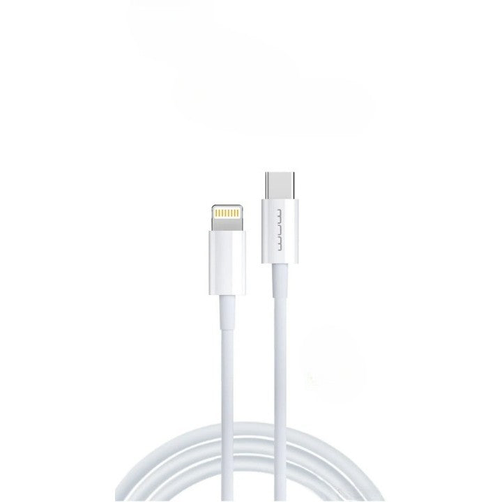 Cablu De Date USB Type-C la iPhone Klevo WUW-X181 20W 1 m, Alb