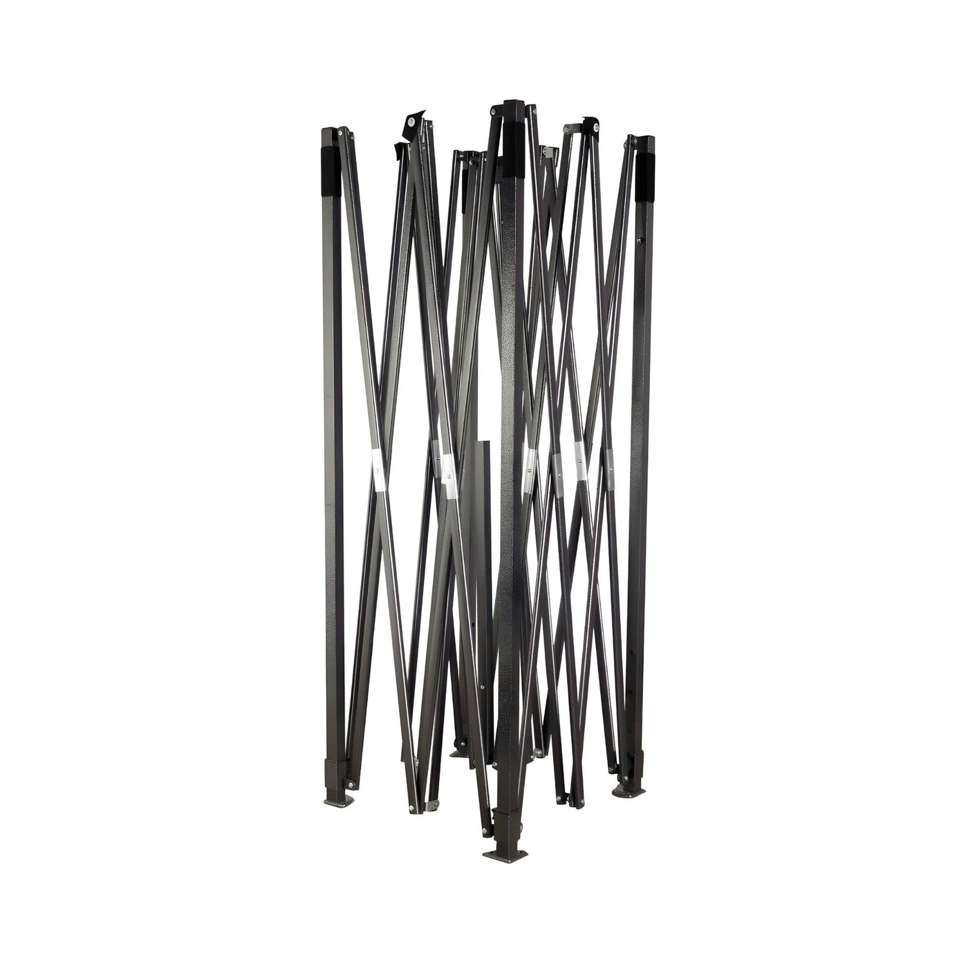 Cadru Metalic, Klevo, Suport pentru Cort Tip Pavilion, Pliabil, Metalic, 12 kg, 3 x 3 m, Negru