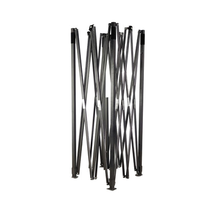 Cadru Metalic, Klevo, Suport pentru Cort Tip Pavilion, Pliabil, Metalic, 12 kg, 3 x 3 m, Negru