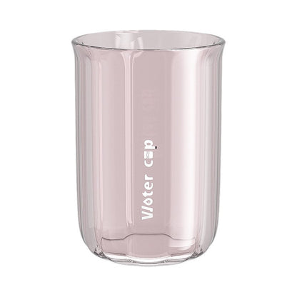 Cana de Apa pentru Clatit, Klevo, pentru Periuta de Dinti, 200 ml, 10.4 x 7.3 cm, Roz Transparent