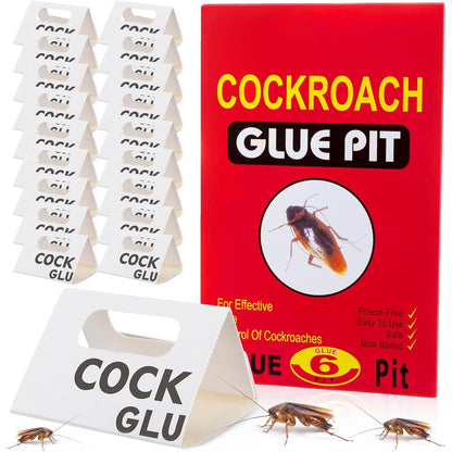 Capcana Adeziva pentru Gandaci, Klevo, Non-Toxic, cu Atractant, pentru Interior, Rosu