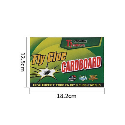Capcana Autoadeziva pentru Insecte, Klevo, Placa Autoadeziva pentru Tantari cu Efect Puternic de Imobilizare, Capcana cu Lipici, pentru Uz Casnic, 18 x 12 xm Verde/Galben