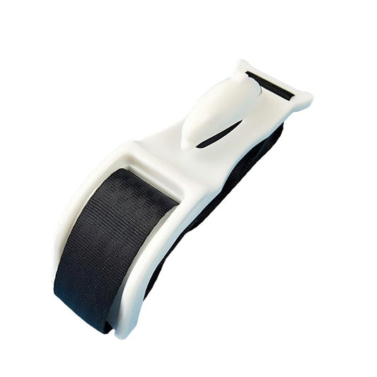 Deviator Centura de Siguranta, Klevo, pentru Burtica Gravidelor, Universal, Ajustabil, 21x6 cm, Model Delfin Alb