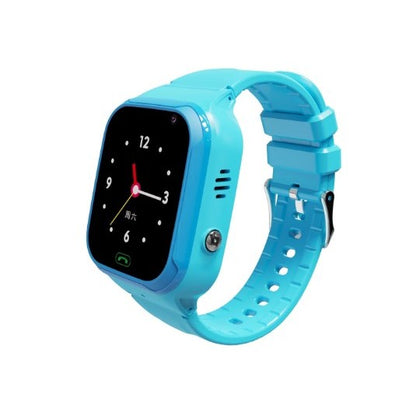 Ceas SmartWatch Pentru Copii, Klevo, Motto LT36, Localizare GPS, Buton SOS, Apel video, Mesaje vocale si text, Camera foto, 230 x 40 x 15.5 mm Albastru