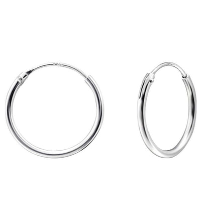 Cercei Argint 925, Jolie Silver, pentru Dama, Model Creole, 0.12 cm, 0.68 g, Argintiu