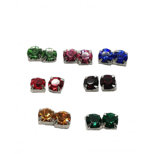 Cercei din Argint 925 cu Zirconiu Colorat