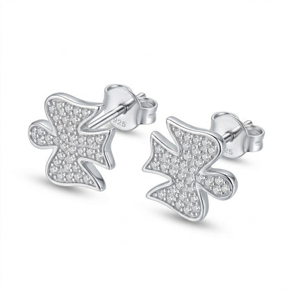 Cercei pentru Dame, Jolie Silver, din Argint 925, model Inger, Pietre Zirconia, 1.05 g, Argintiu