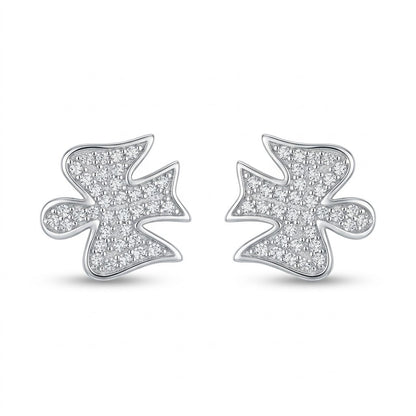 Cercei pentru Dame, Jolie Silver, din Argint 925, model Inger, Pietre Zirconia, 1.05 g, Argintiu