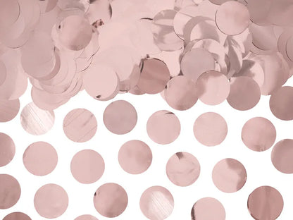 Cercuri confetti, auriu-roz, 15g
