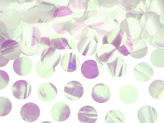 Cercuri confetti, iridescente, 15g