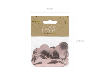 Cercuri de confetti, Rose Gold, 15g