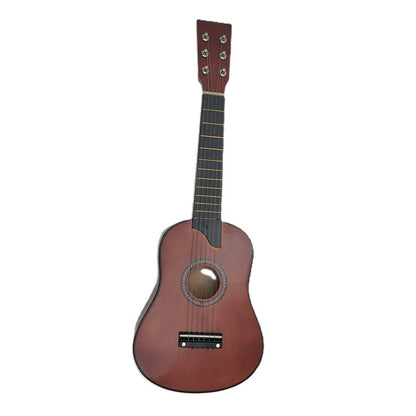 Chitara pentru Copii, Klevo, din Lemn si Plastic, pentru Incepatori, 63.5 x 22 x 5.8 cm, Maro