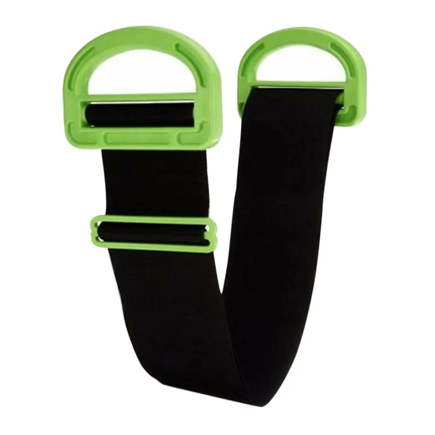 Chinga Tip Banda Elastica Pentru Transportul Obiectelor Grele, Klevo, Lungime Maxima 1.7 m, Greutate de Sustinere 100 kg, Negru/Verde