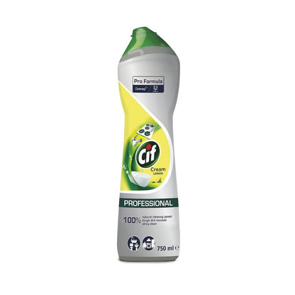 CIF Professional Cream Lemon – Crema de Curatare Non-Abraziva cu Lamaie 0.75 L