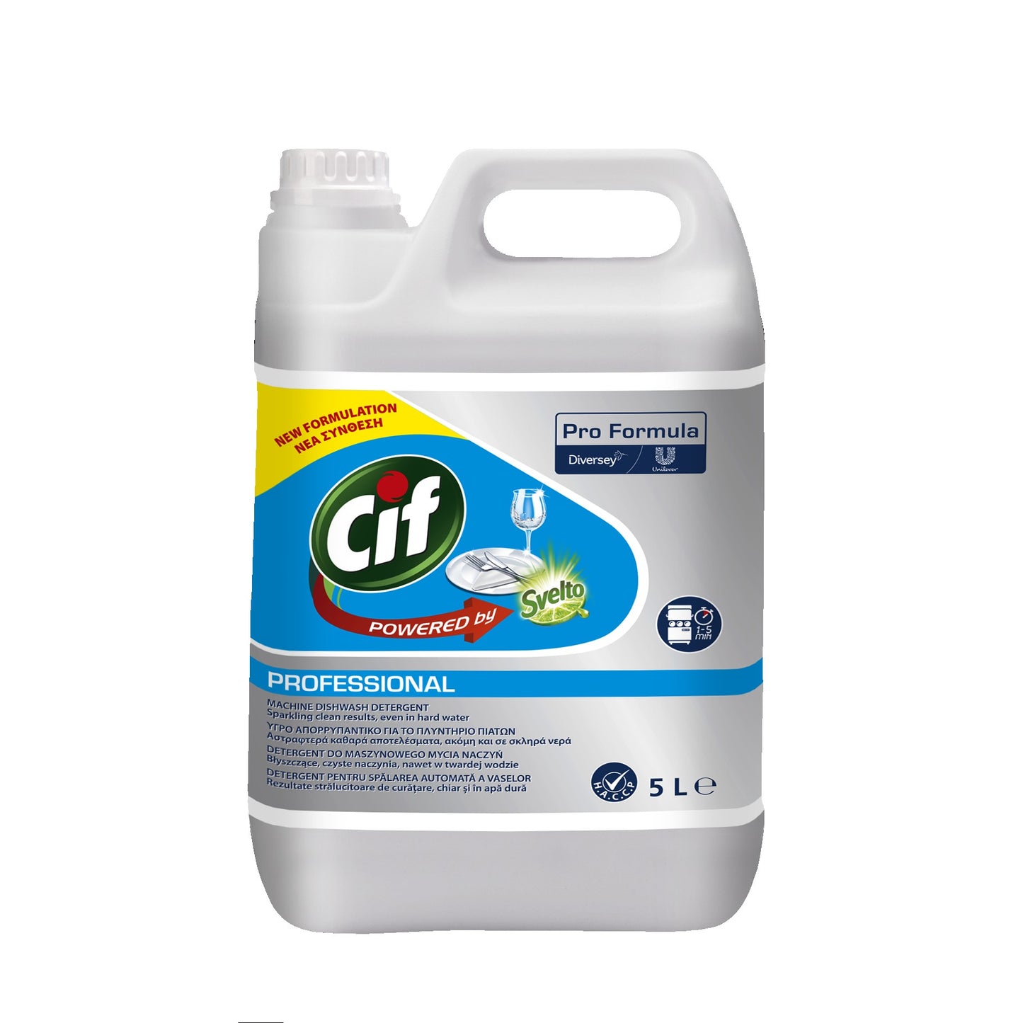 Pachet CIF Professional Liquid – Detergent Universal pentru Masina de Spalat Vase  2x5 L