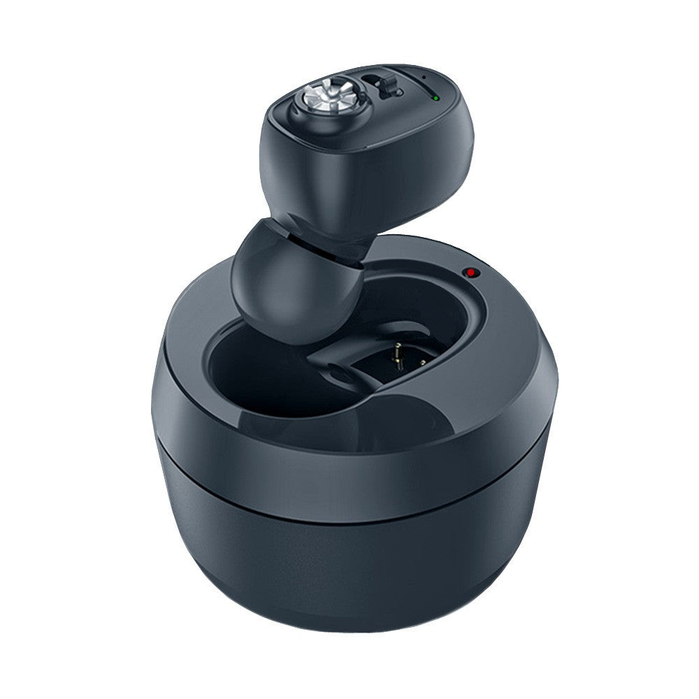 Aparat Auditiv Intraauricular In-Ear, Klevo, Amplificator de sunet pentru Auz, Minuscul Design Nou, 14 x 10 x 3.8 cm, 116 gr, Negru